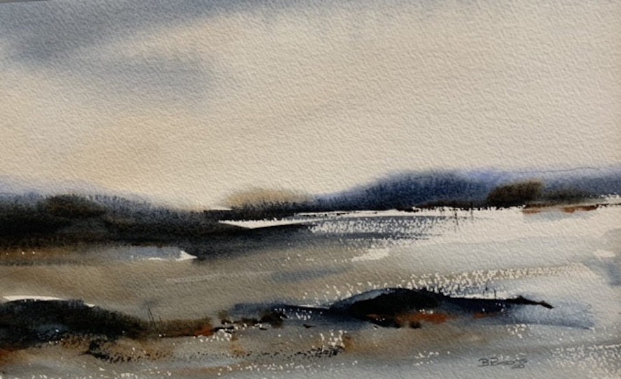 B Parsons  | Seascape | watercolour | McAtamney Gallery and Design Store | Geraldine NZ